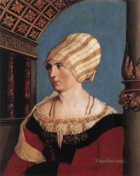  Hans Obras - Retrato de Dorothea Meyer de soltera Kannengiesser Renacimiento Hans Holbein el Joven